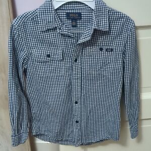 Polo by Ralph Lauren Blue Gingham Men's Shirt